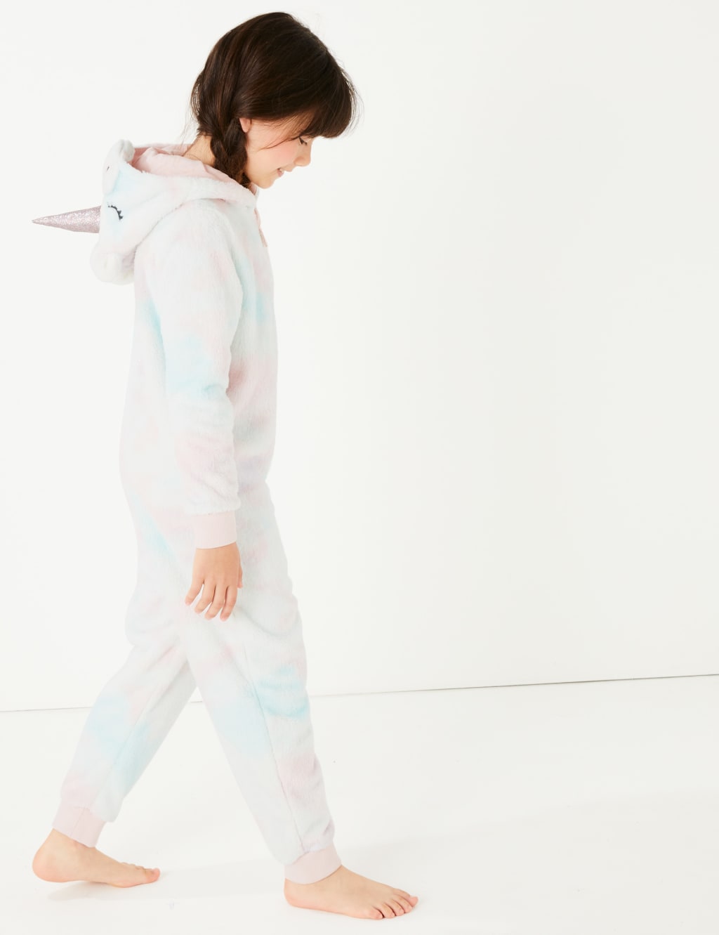 Fleece Rainbow Unicorn Onesie 1 16 Years M S