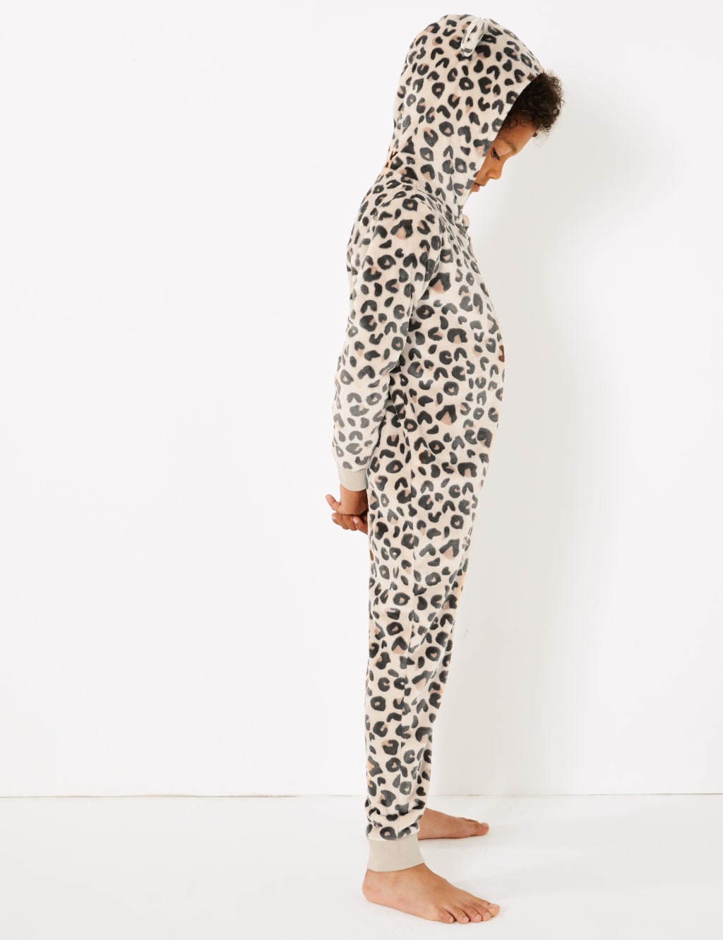 Fleece Leopard Onesie 1 16 Years M S