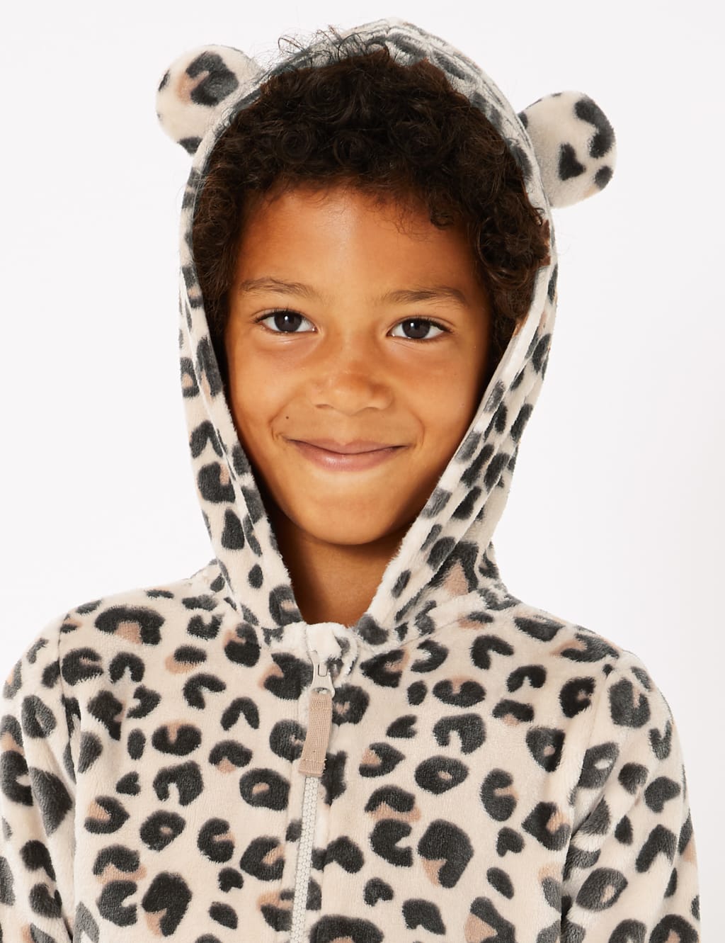 Fleece Leopard Onesie 1 16 Years M S