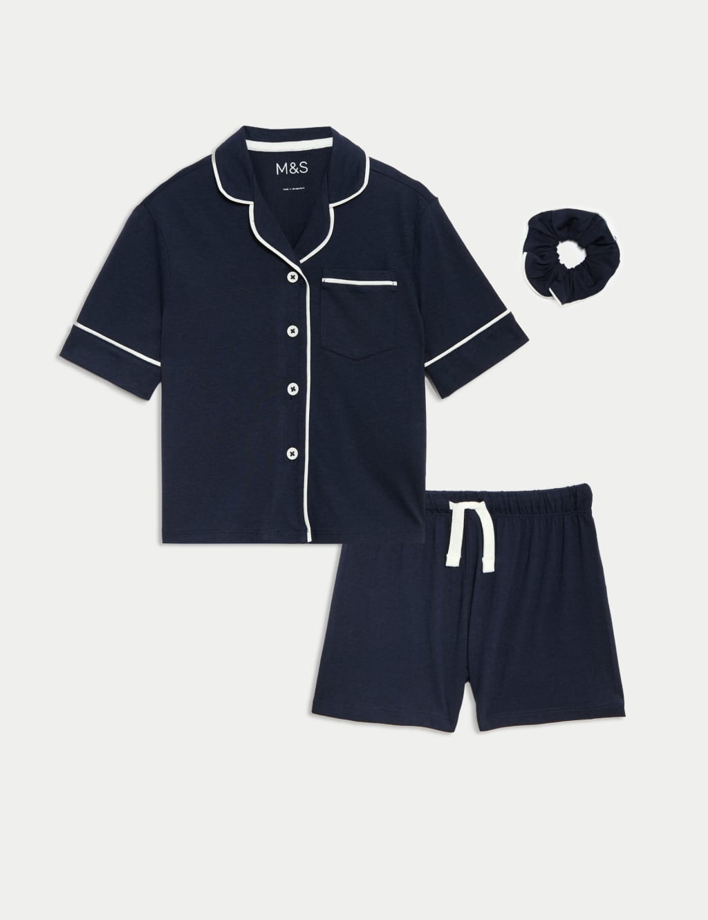 Cotton Blend Pyjamas & Scrunchie (3-16 Yrs) 2 of 6
