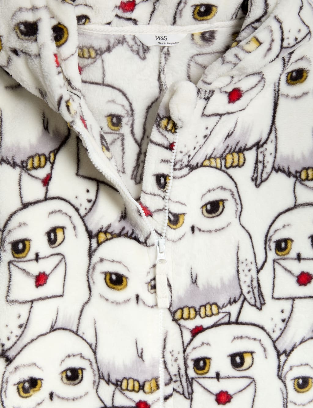 Harry Potter Fleece Hedwig Onesie 6 16 Yrs M S Collection M S