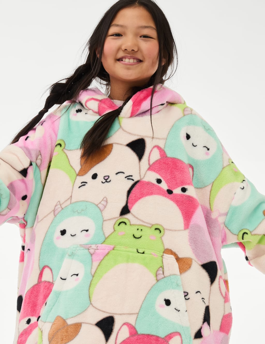 Squishmallows Oversized Fleece Hoodie 5 16 Yrs