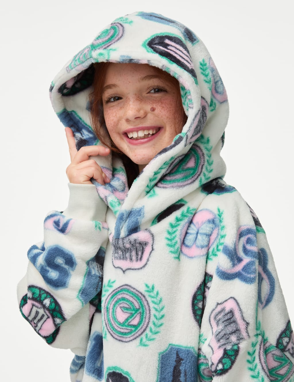 Wicked Oversized Fleece Hoodie 6 16 Yrs M S Collection M S