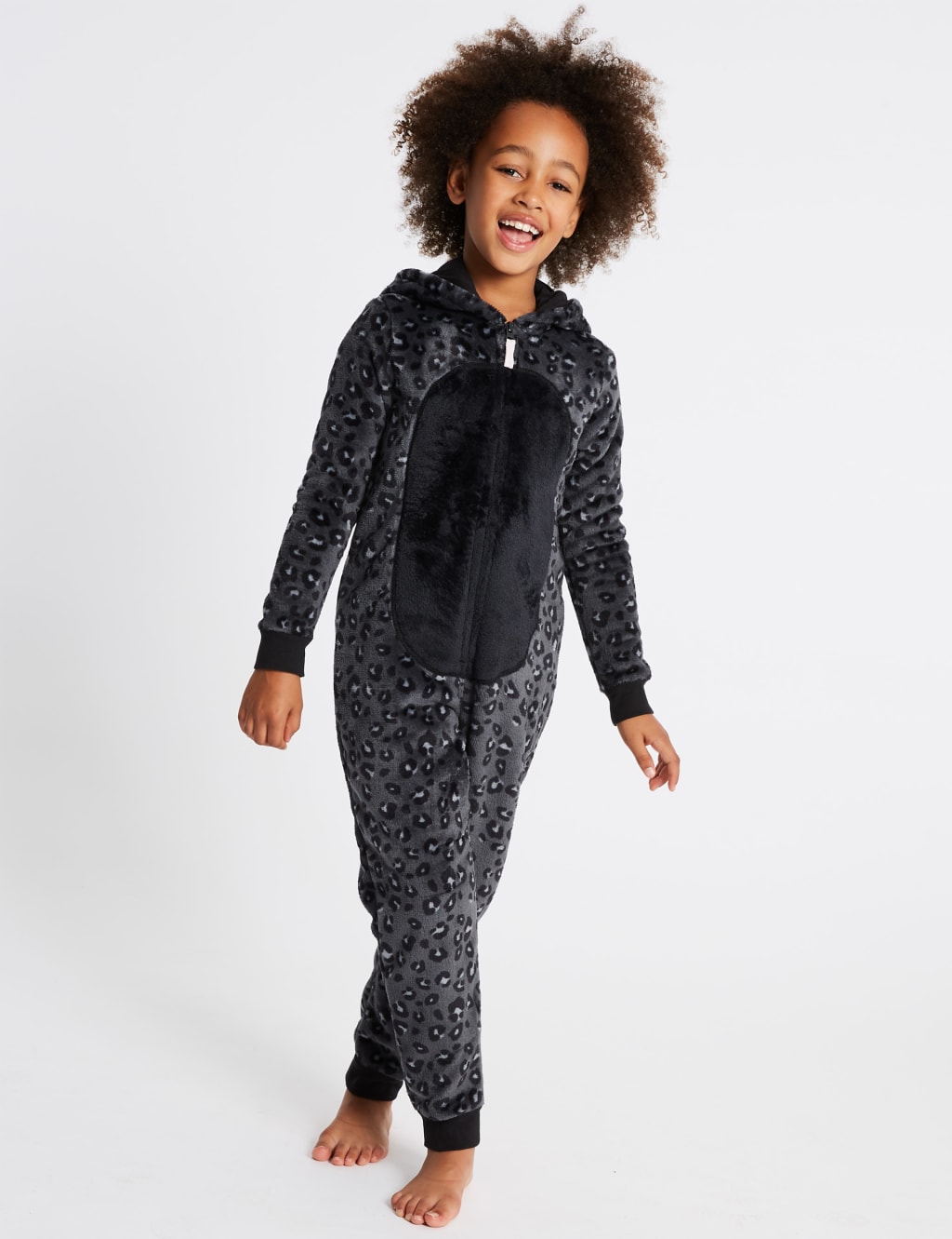 Animal Print Hooded Onesie 1 16 Years M S