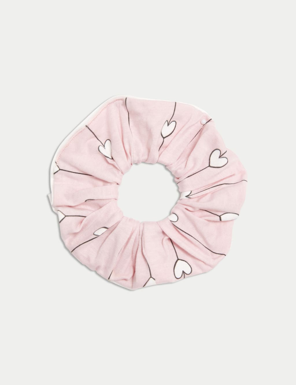 Cotton Modal Heart Pyjamas with Scrunchie (3-16 Yrs) 6 of 6
