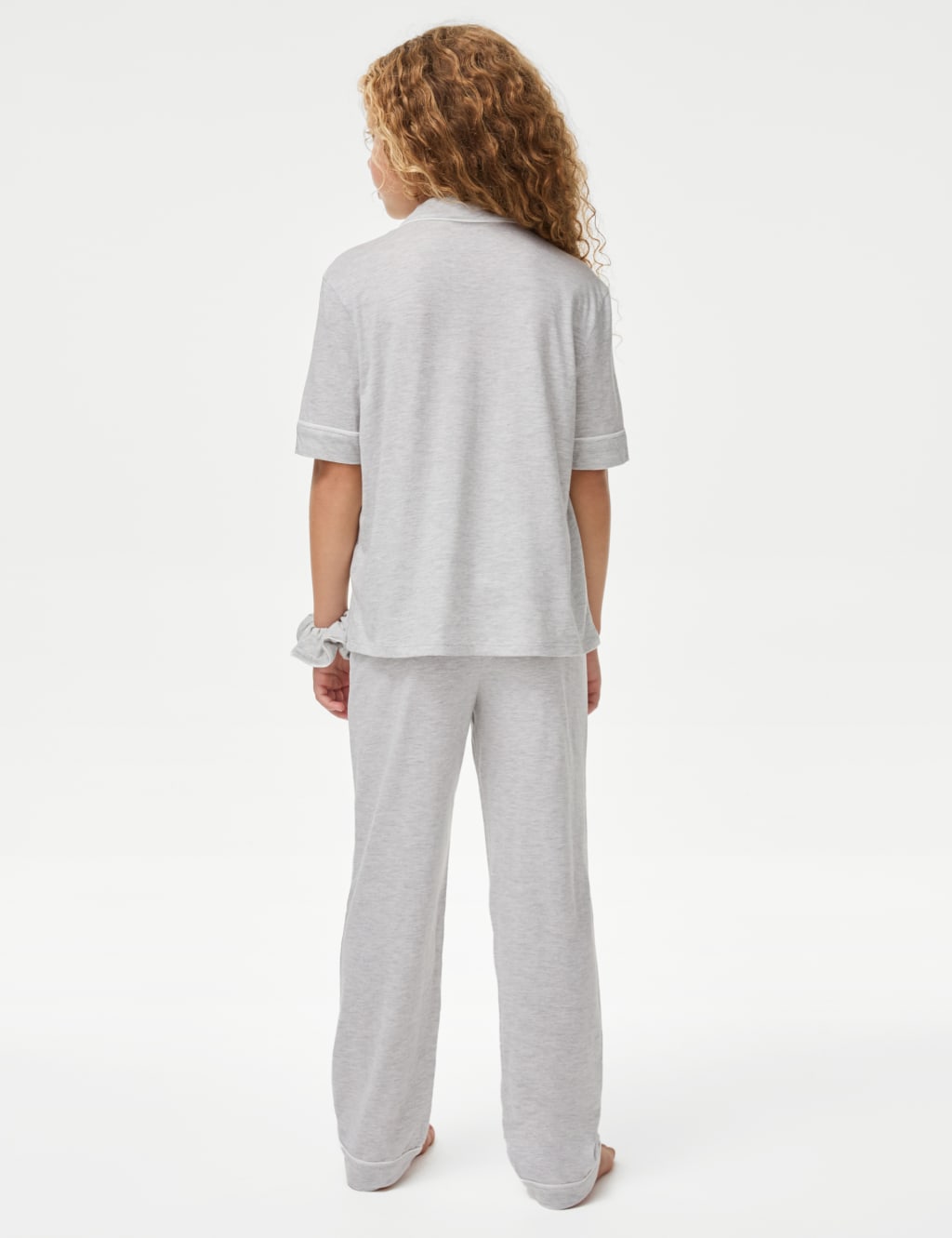 Modal Blend Pyjamas with Scrunchie 3 16 Yrs M S Collection M S