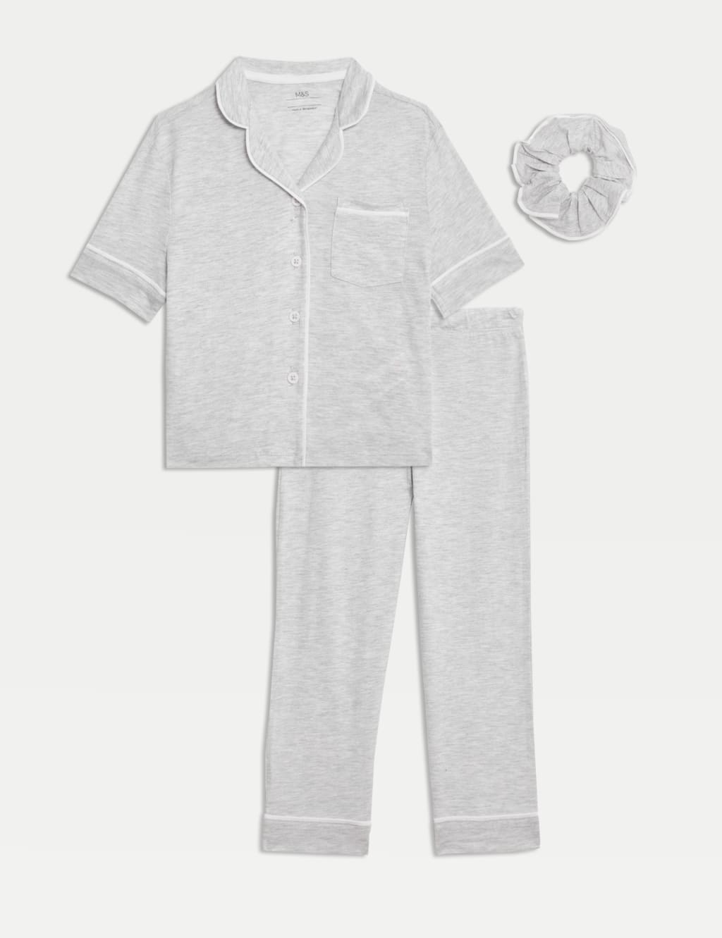 Modal Blend Pyjamas with Scrunchie (3-16 Yrs) 2 of 5