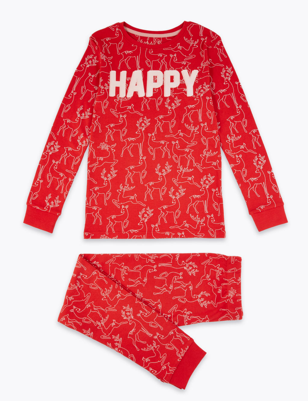 Deer Print Pyjama Set (1-16 Years) 2 of 5