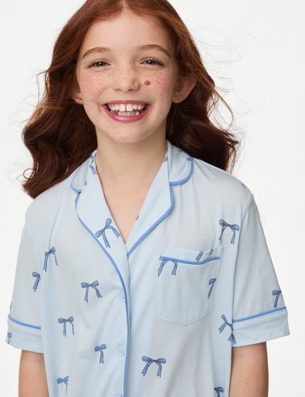 Cotton Modal Patterned Pyjamas (3-16 Yrs) 3 of 5
