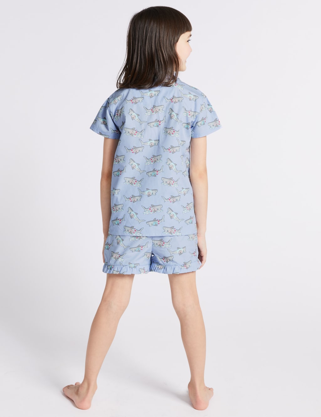 Pure Cotton Woven Short Pyjamas (3-16 Years) 3 of 4