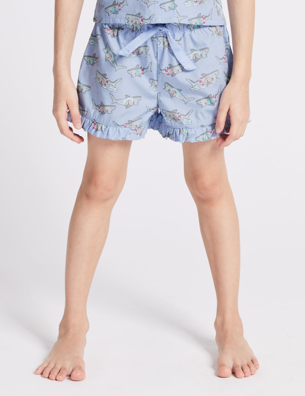 Pure Cotton Woven Short Pyjamas (3-16 Years) 4 of 4