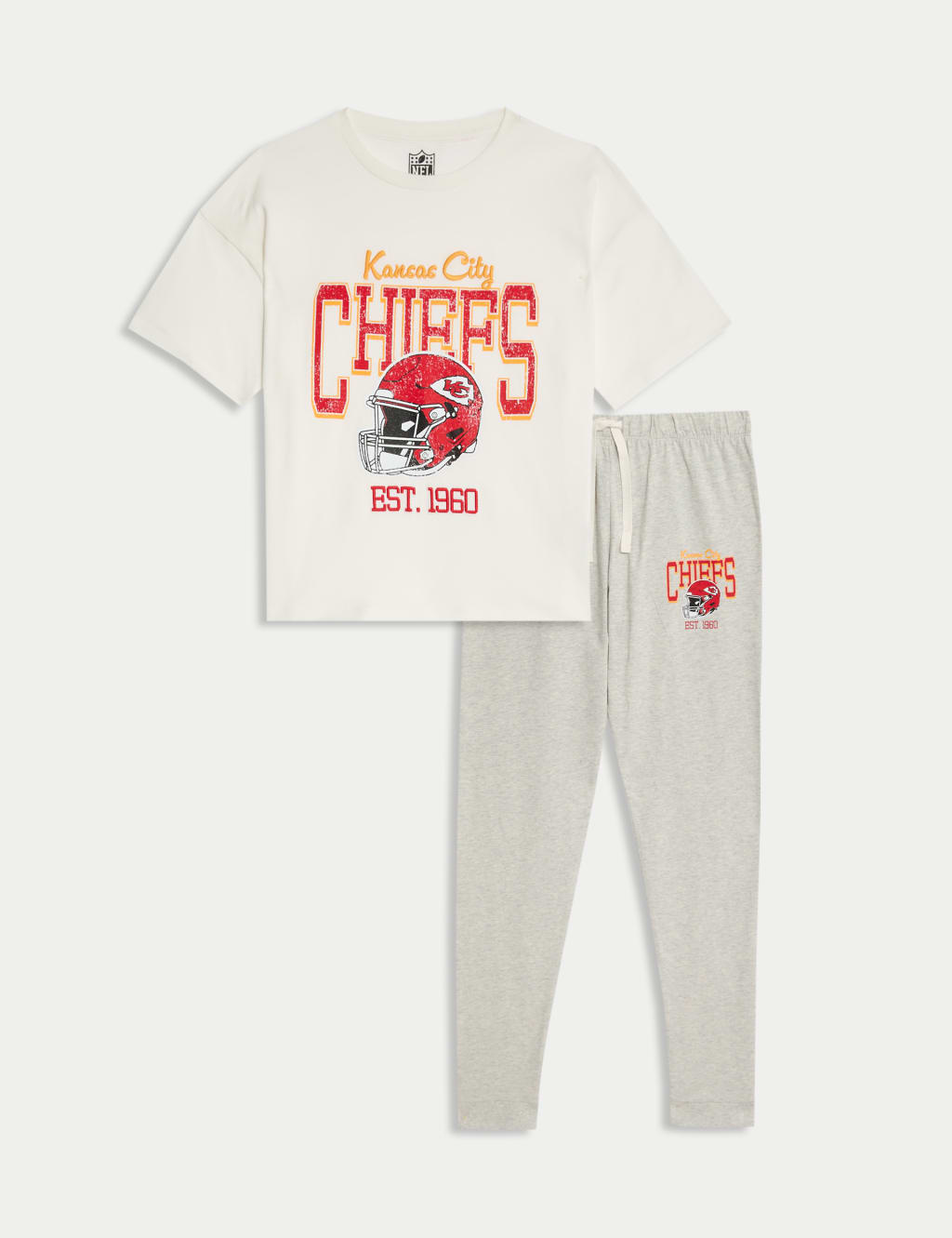 Kansas City Chiefs Pyjamas 6 16 Yrs