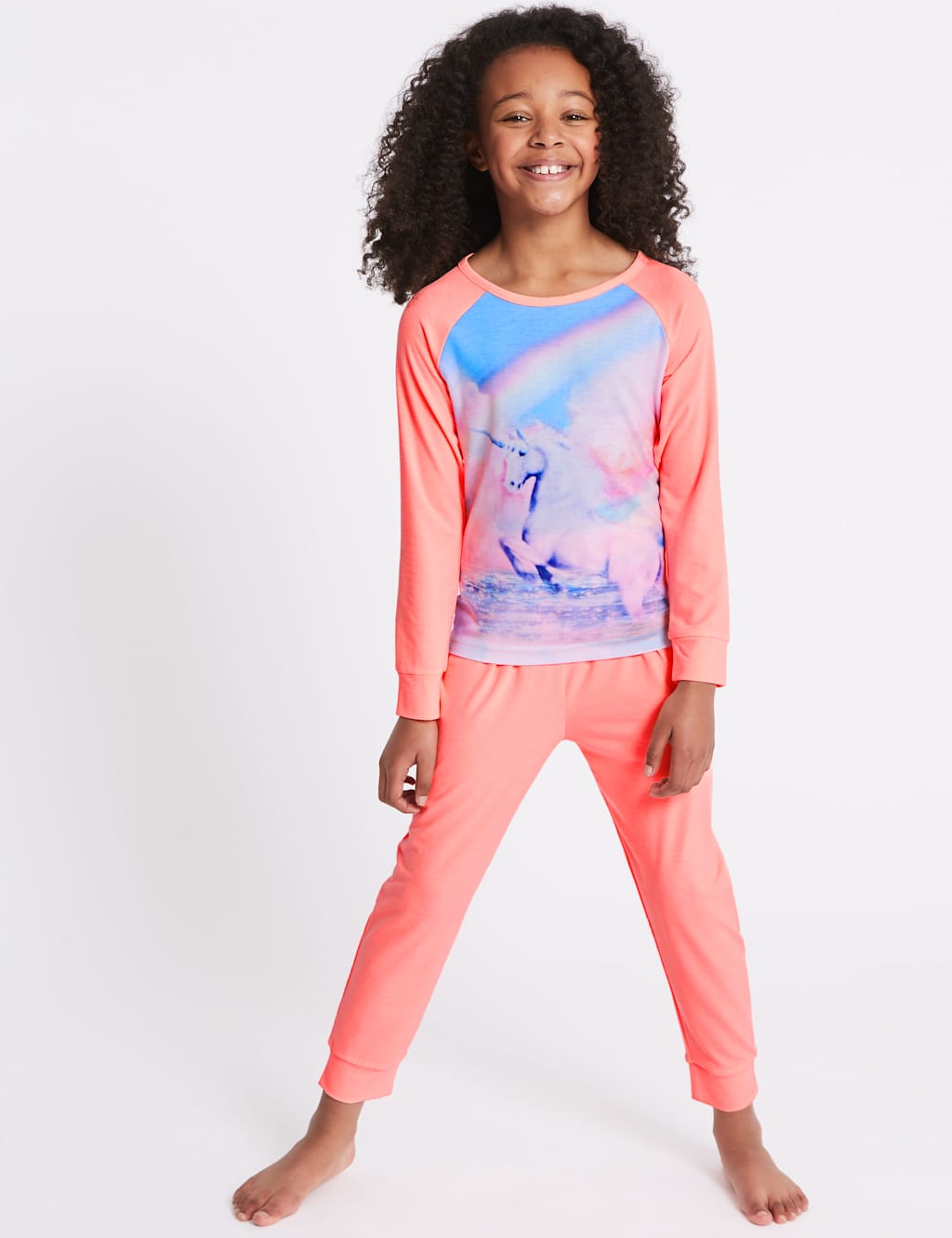 Unicorn Print Pyjamas (3-16 Years) 1 of 6