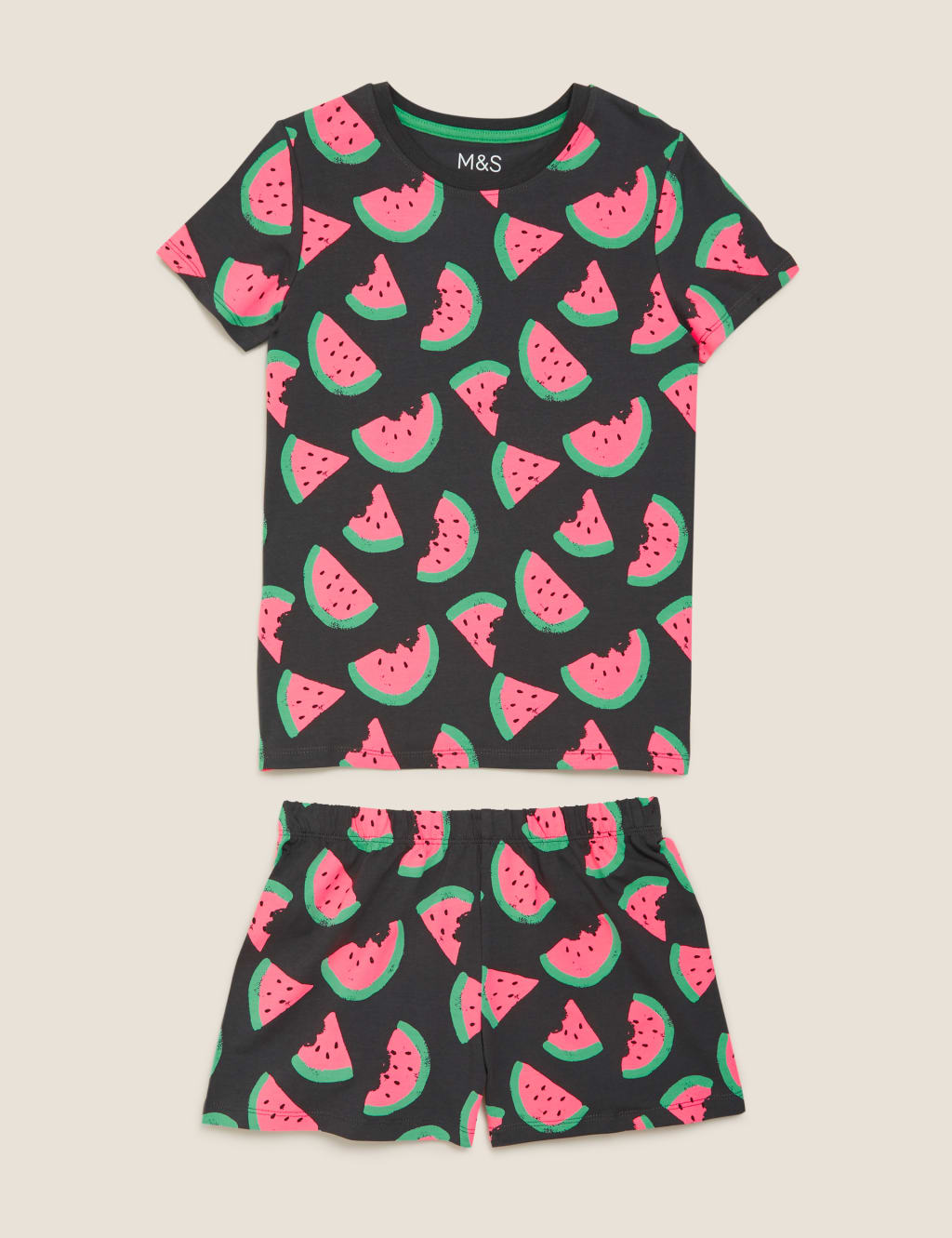 Cotton Watermelon Short Pyjamas (7-16 Yrs) 2 of 4