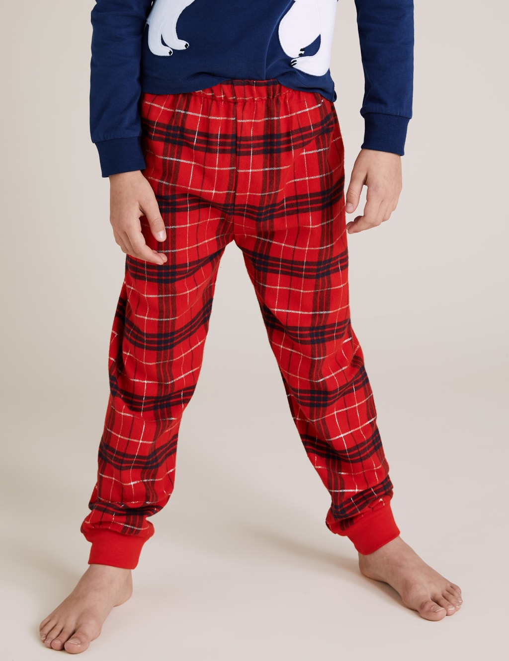 Cotton Polar Bear Pyjama Set 6 16 Yrs M S