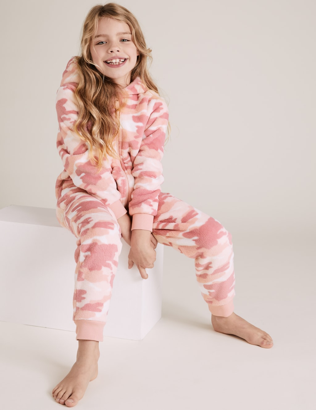 Fleece Camouflage Onesie 6 16 Yrs M S