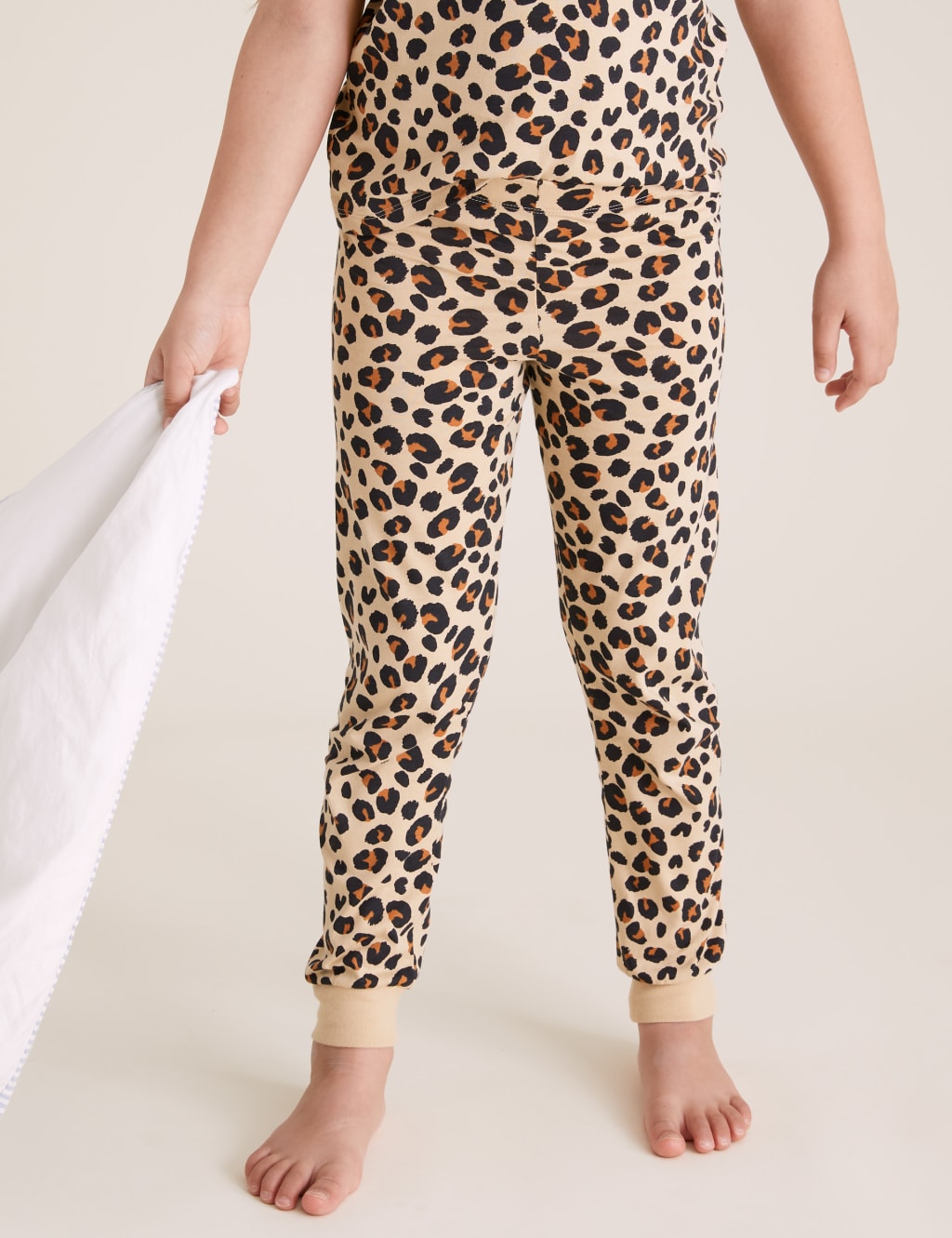 Pure Cotton Leopard Print Pyjamas (6-16 Yrs) 4 of 4