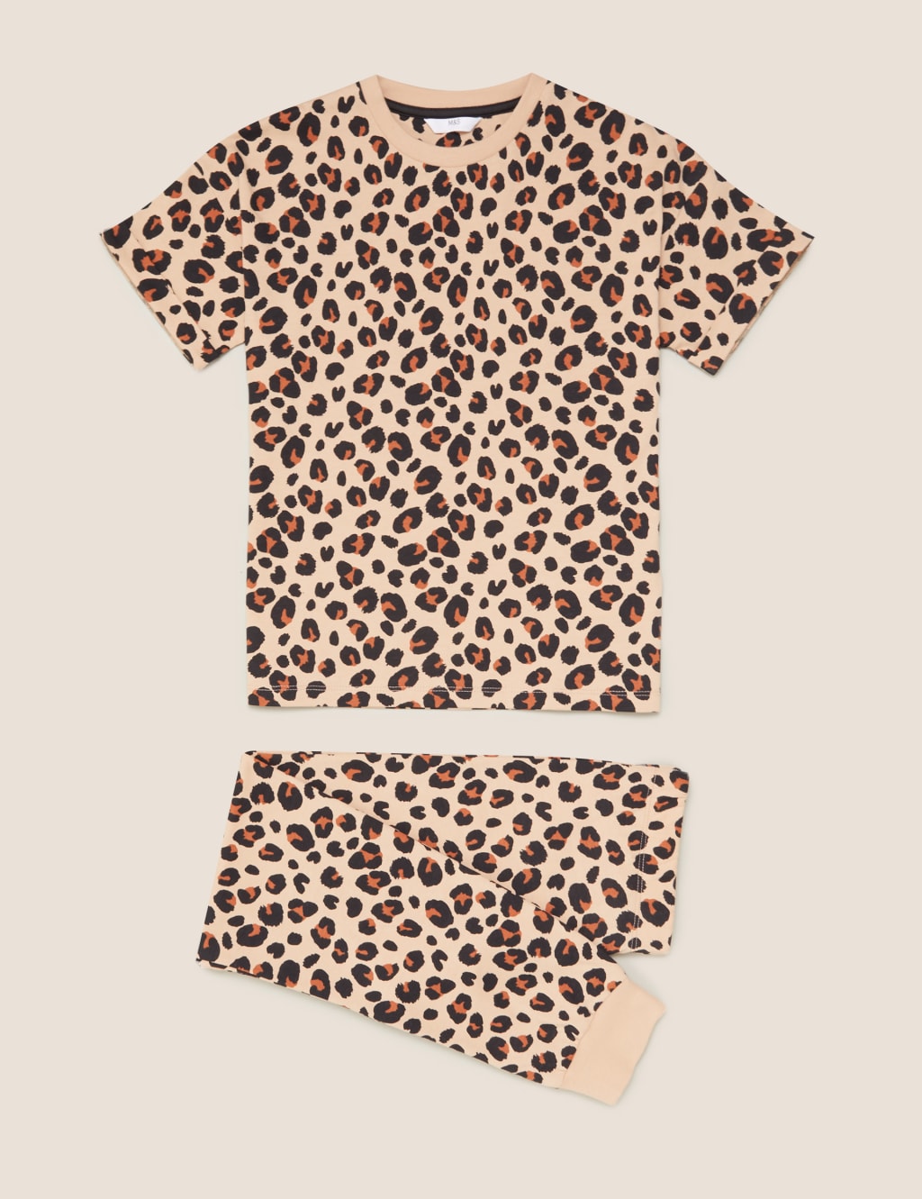 Pure Cotton Leopard Print Pyjamas (6-16 Yrs) 2 of 4