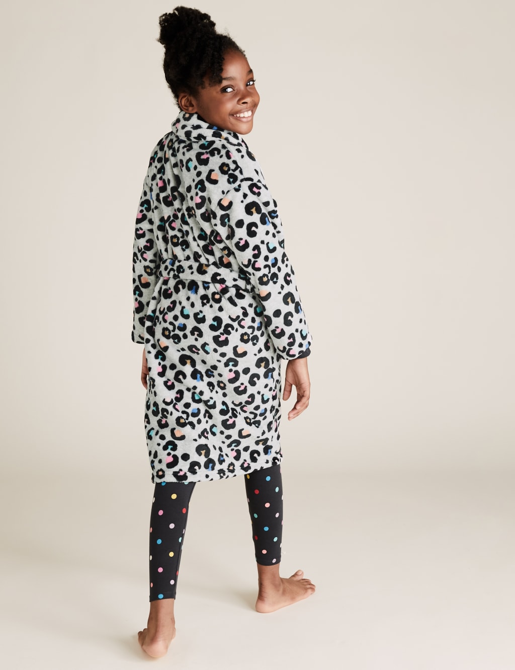 Leopard print dressing gown next discount