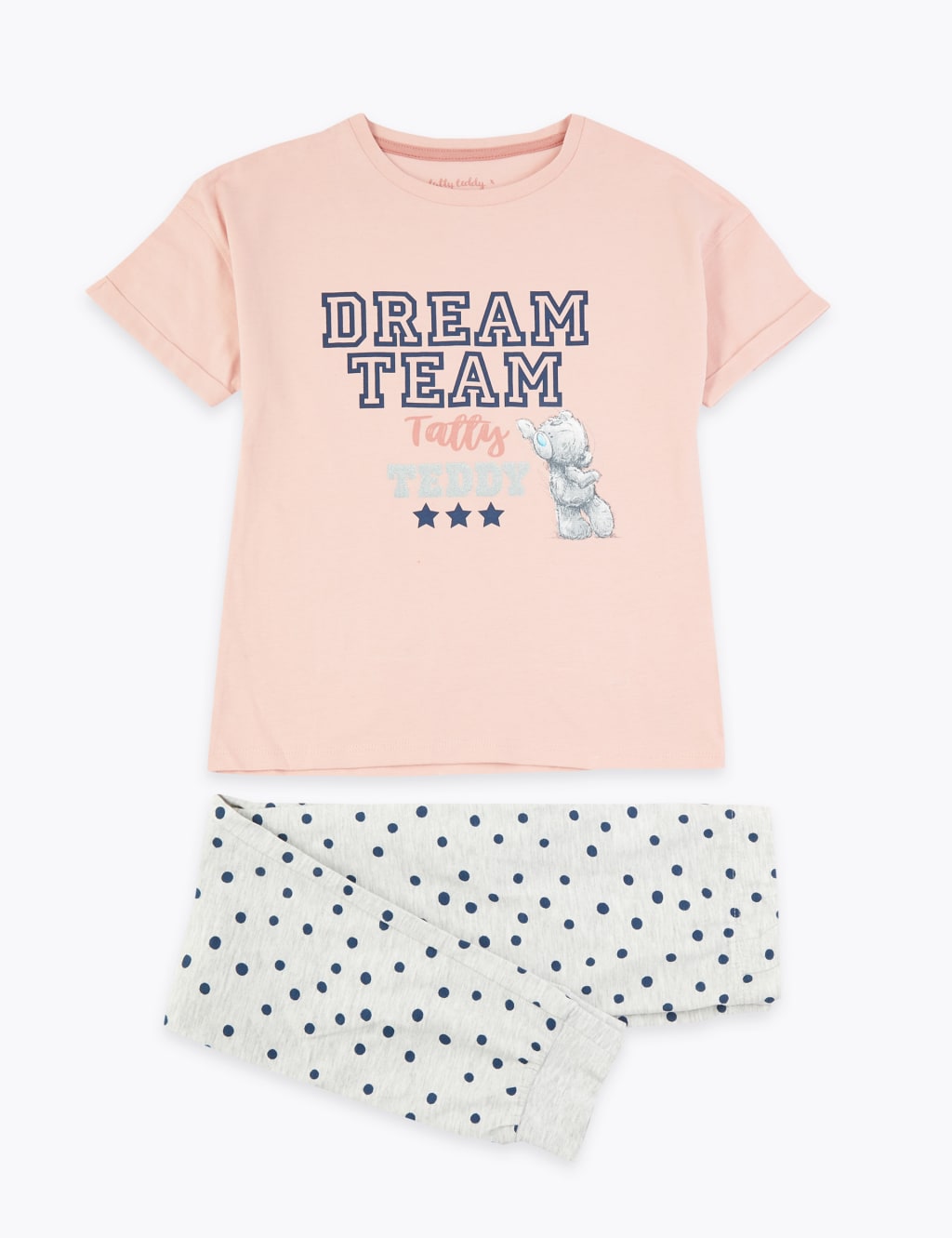 Tatty Teddy™ Spotted Design Pyjama Set (3-16 Yrs) 2 of 4