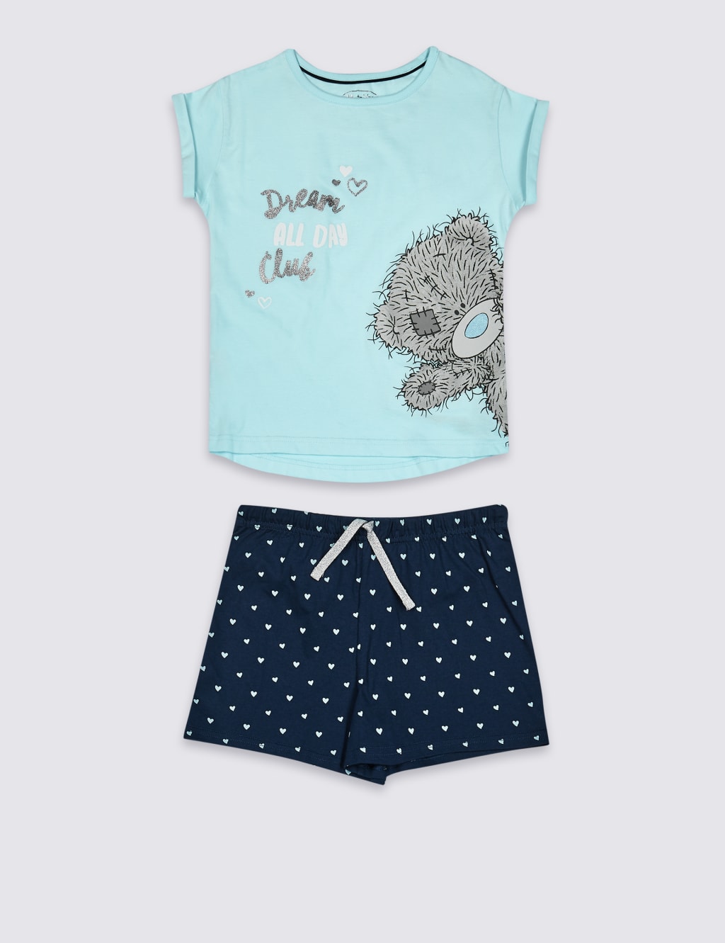 Pure Cotton Short Pyjamas (3-16 Years) 2 of 4