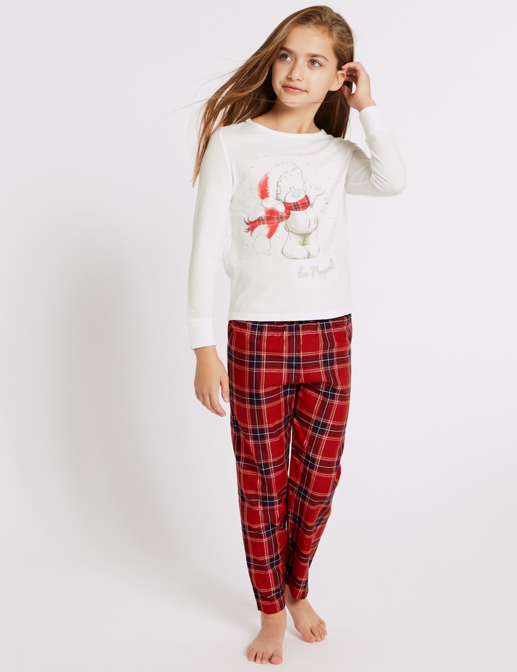 Checked Pyjamas 3 16 Years Tatty Teddy M S