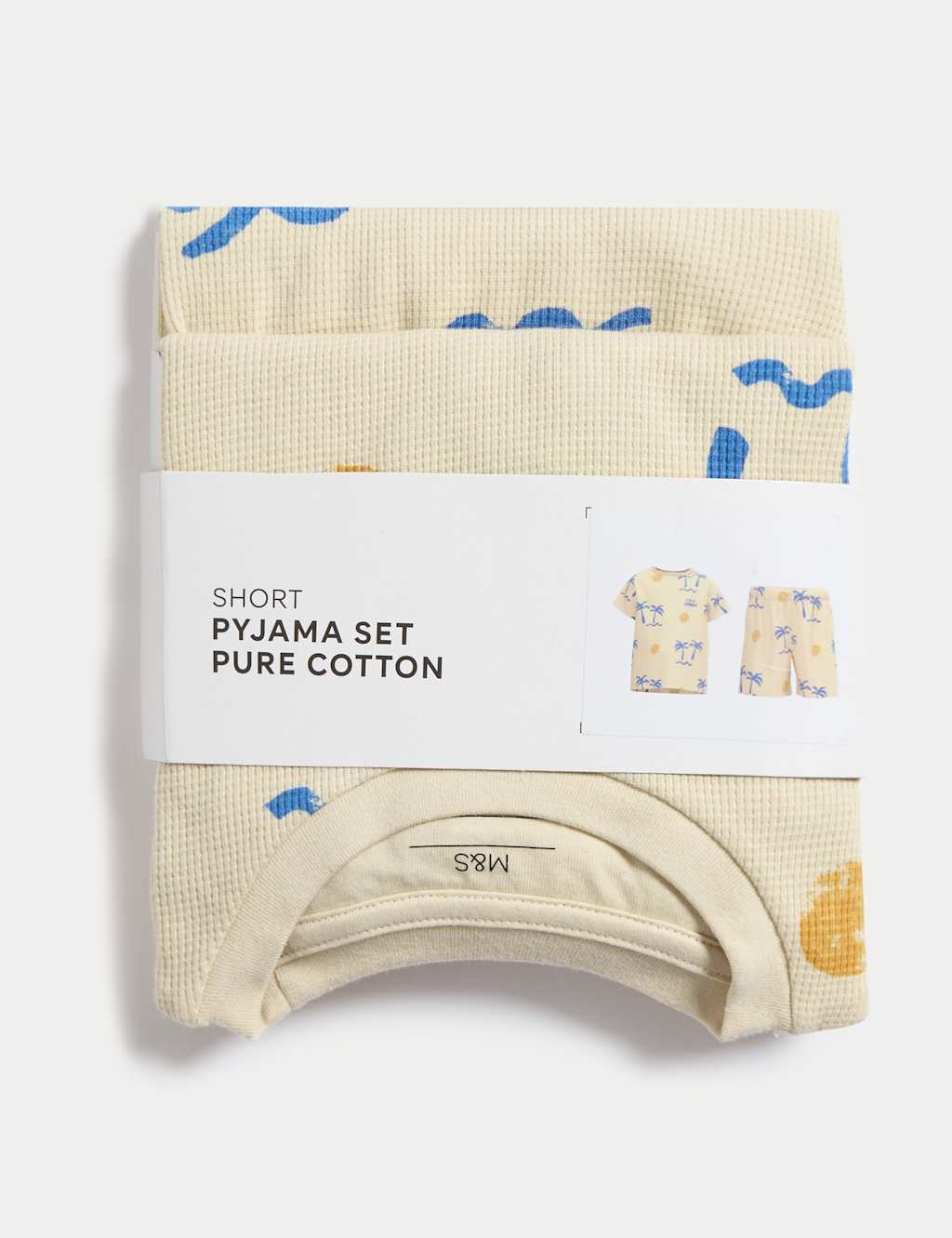 Pure Cotton Tropical Pyjamas (1-8 Yrs) 2 of 2