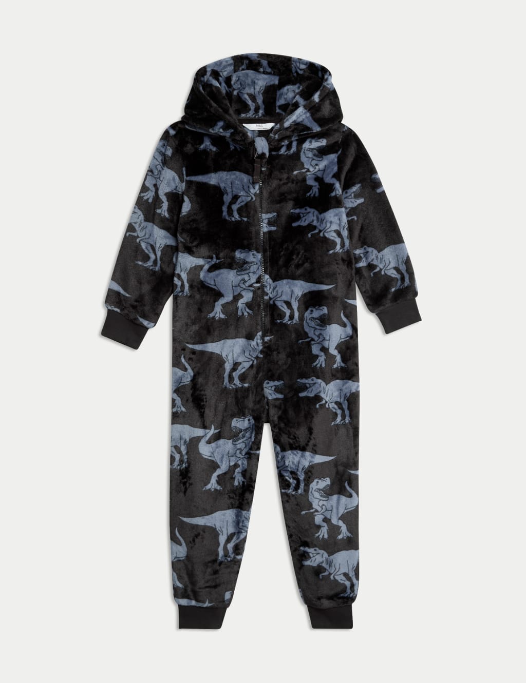 Fleece Dinosaur Hooded Onesie 1 7 Yrs