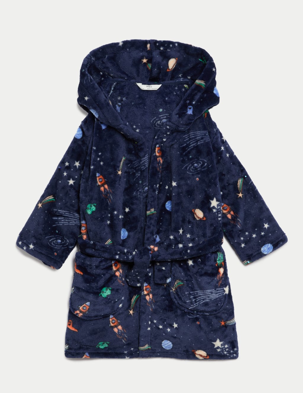 Marks and spencer mens hooded dressing gown online