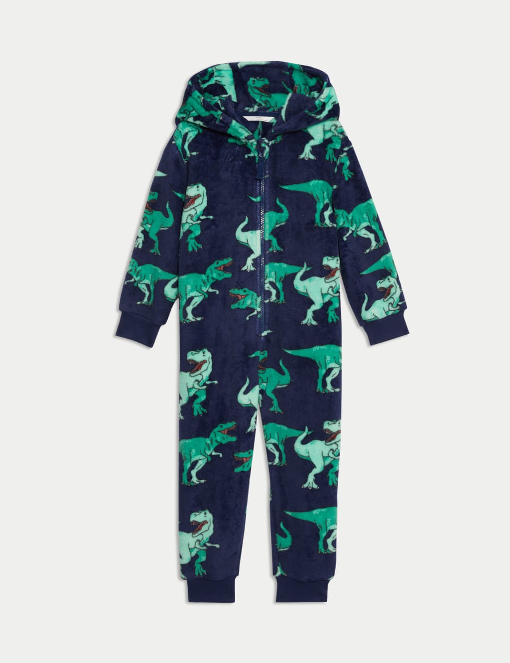 Dinosaur Fleece Onesie 1 7 Yrs