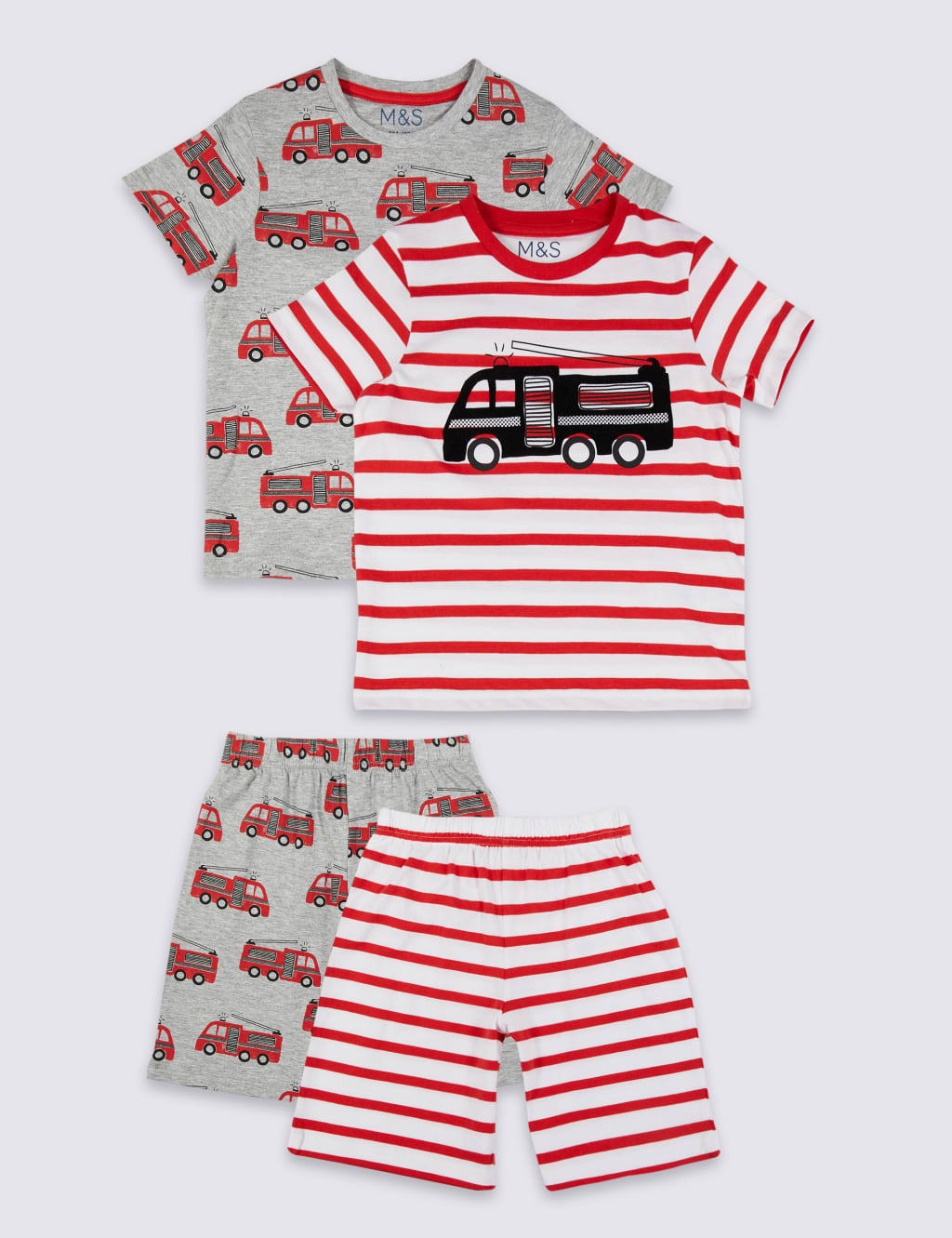 2 Pack Short Pyjamas 1 7 Years M S