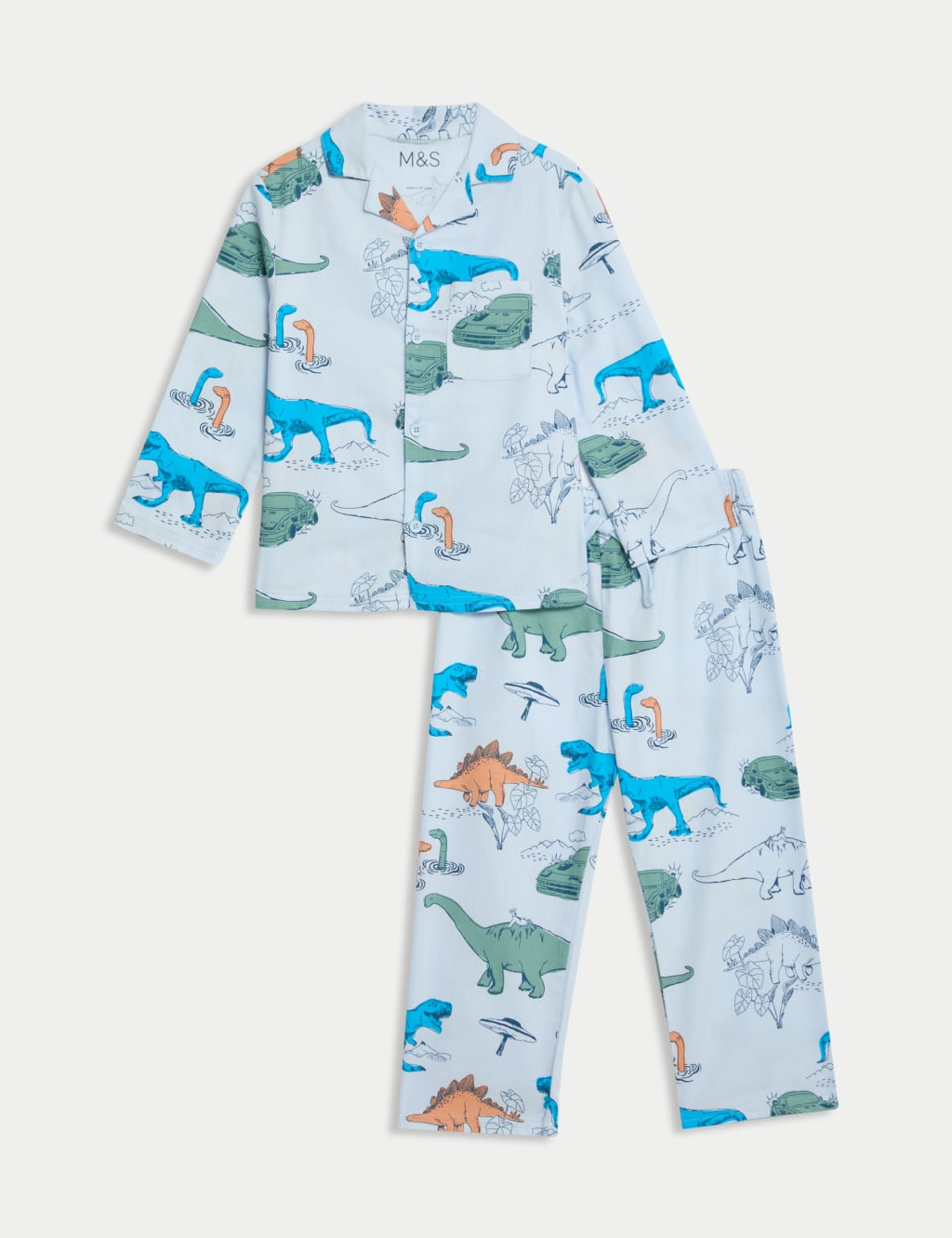 Dinosaur Revere Pyjamas 1 8 Yrs