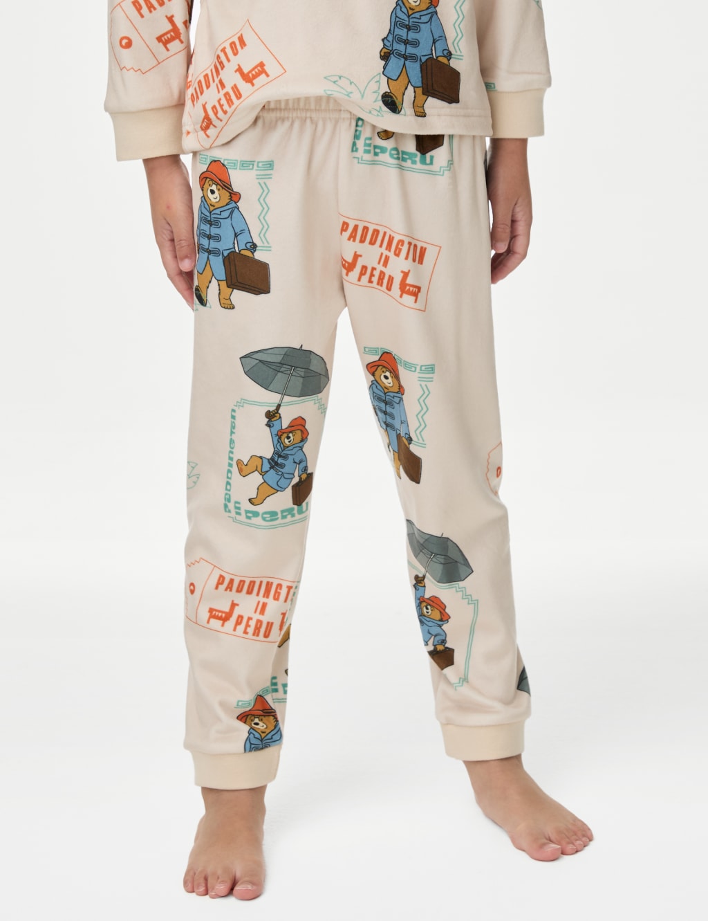 Paddington bear pjs m&s top