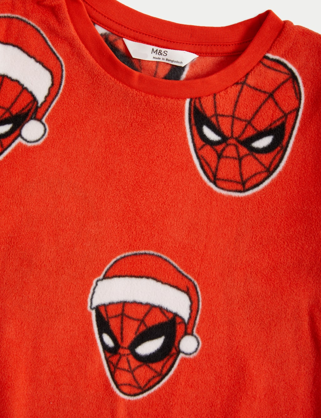 Spider Man Christmas Fleece Pyjamas 2 8 Yrs M S Collection M S
