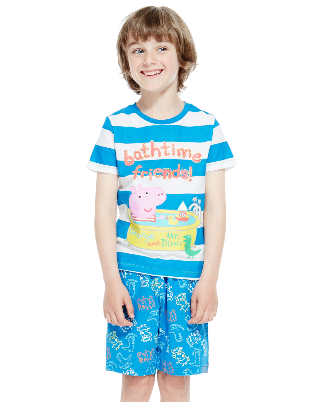 Pure Cotton Peppa Pig™ Short Pyjamas (1-8 Years) 1 of 4