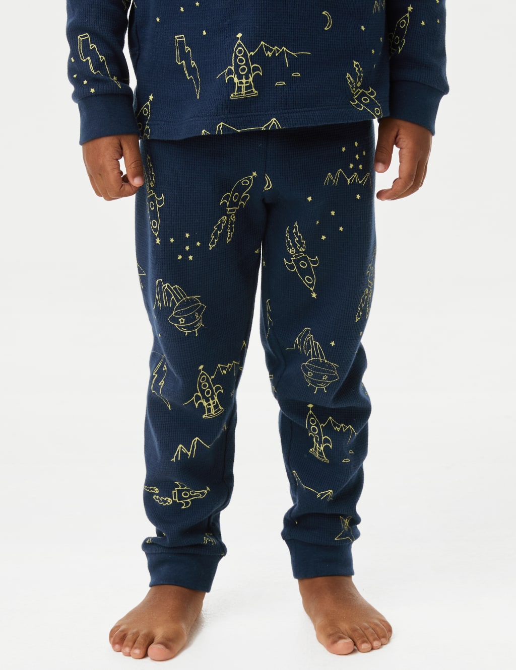 Pure Cotton Space Pyjamas (1-8 Yrs) 4 of 4