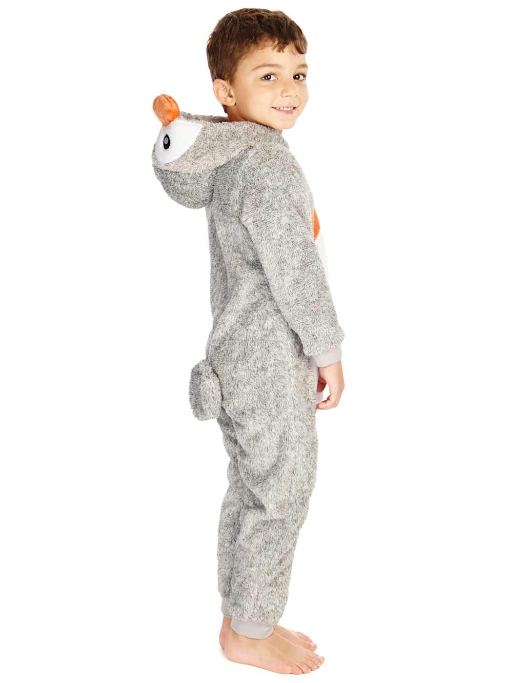 Anti Bobble Fleece Penguin Hooded All-in-One (1-8 Years) 4 of 6