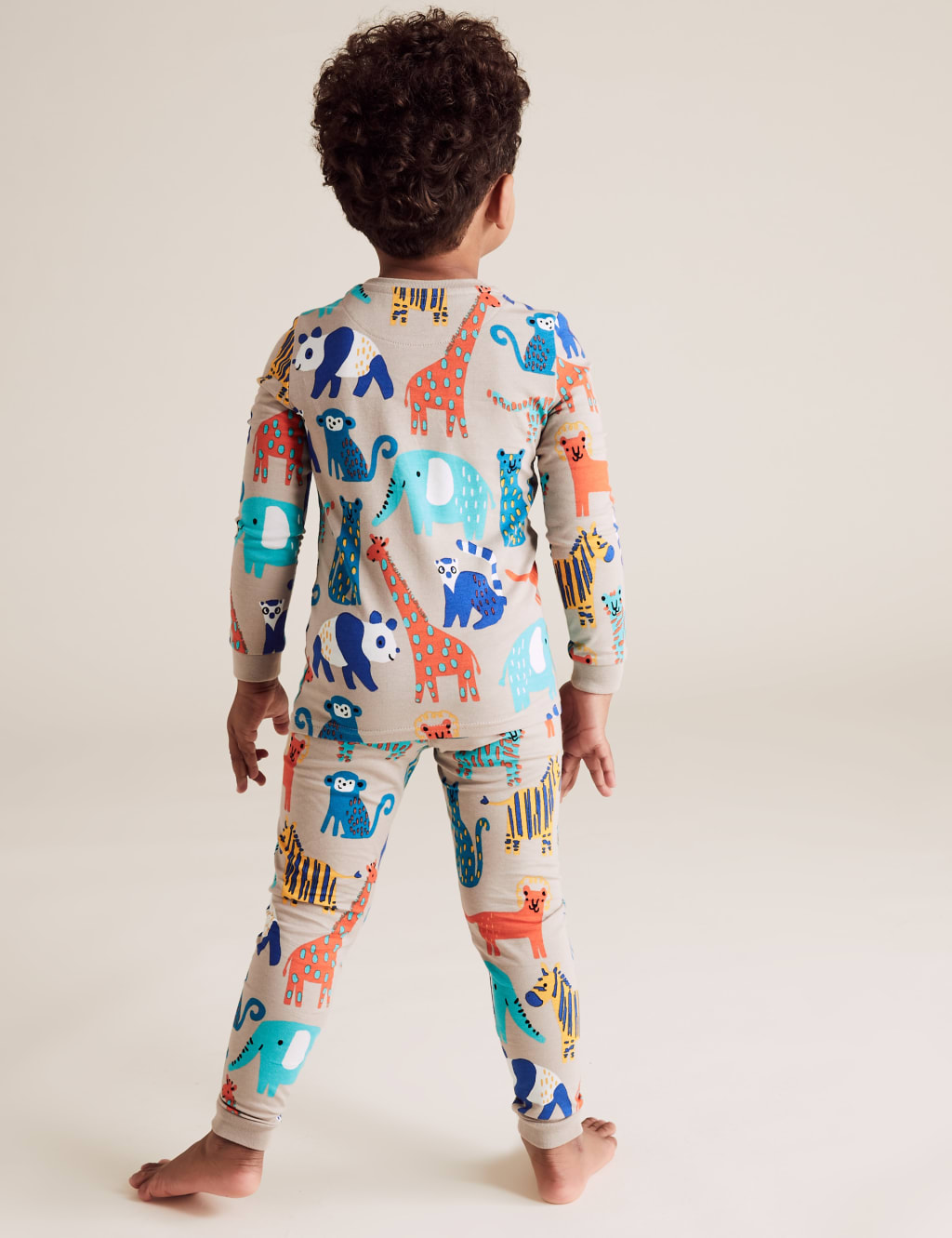 Cotton Animal Print Pyjama Set (1-7 Yrs) 3 of 4