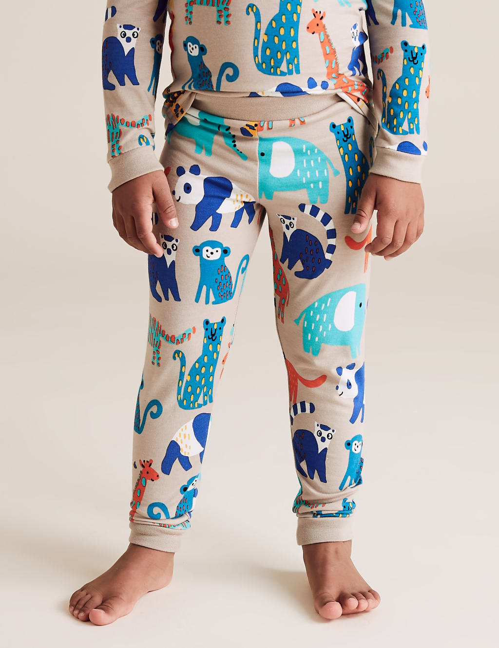 Cotton Animal Print Pyjama Set (1-7 Yrs) 4 of 4