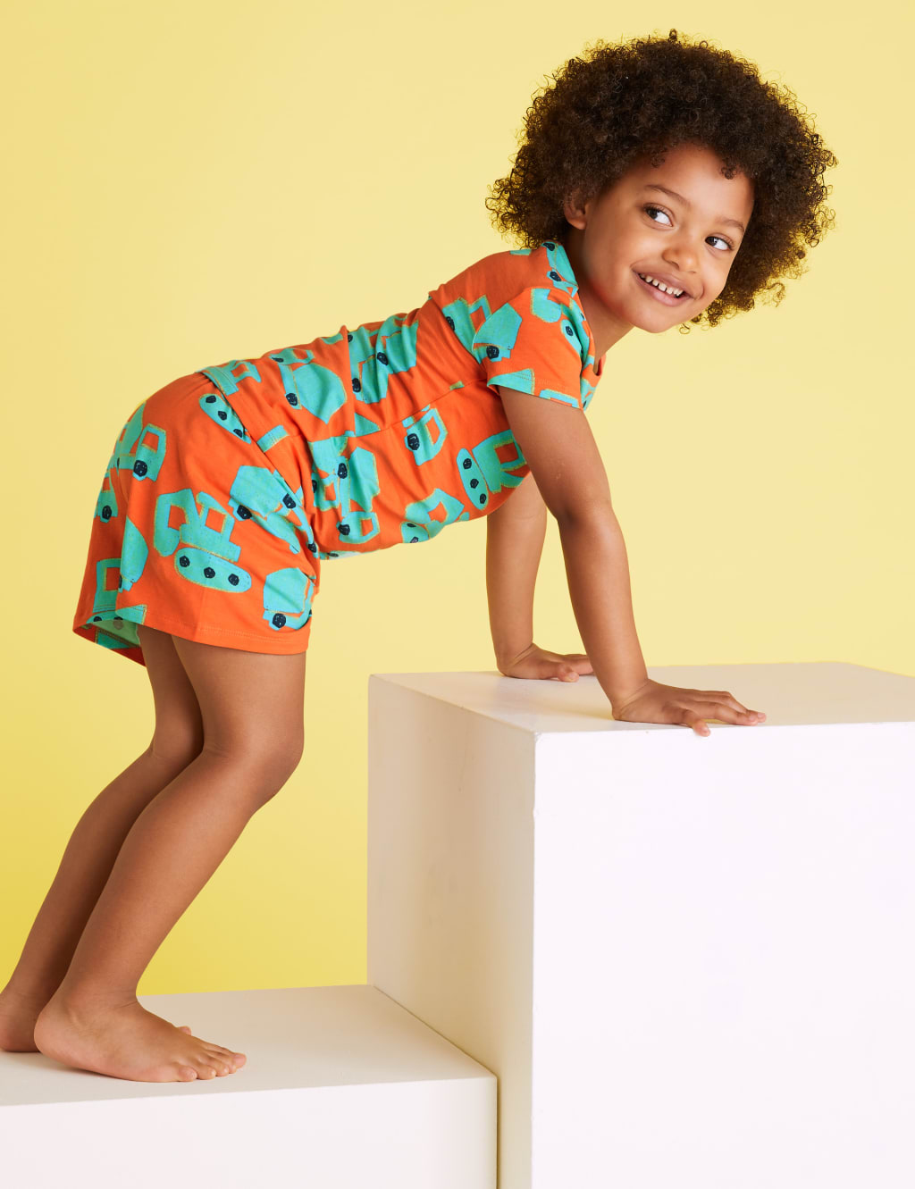 Cotton Transport Short Pyjama Set (1-7 Yrs) 1 of 5