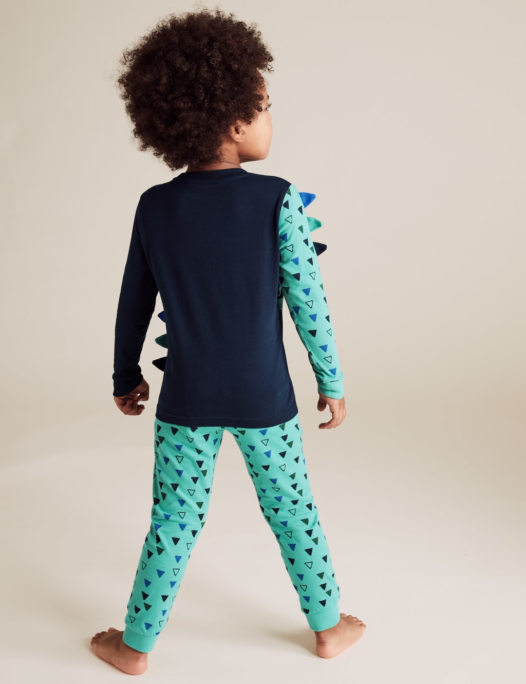 Pure Cotton Dinosaur Pyjama Set (1-7 Yrs) 3 of 4