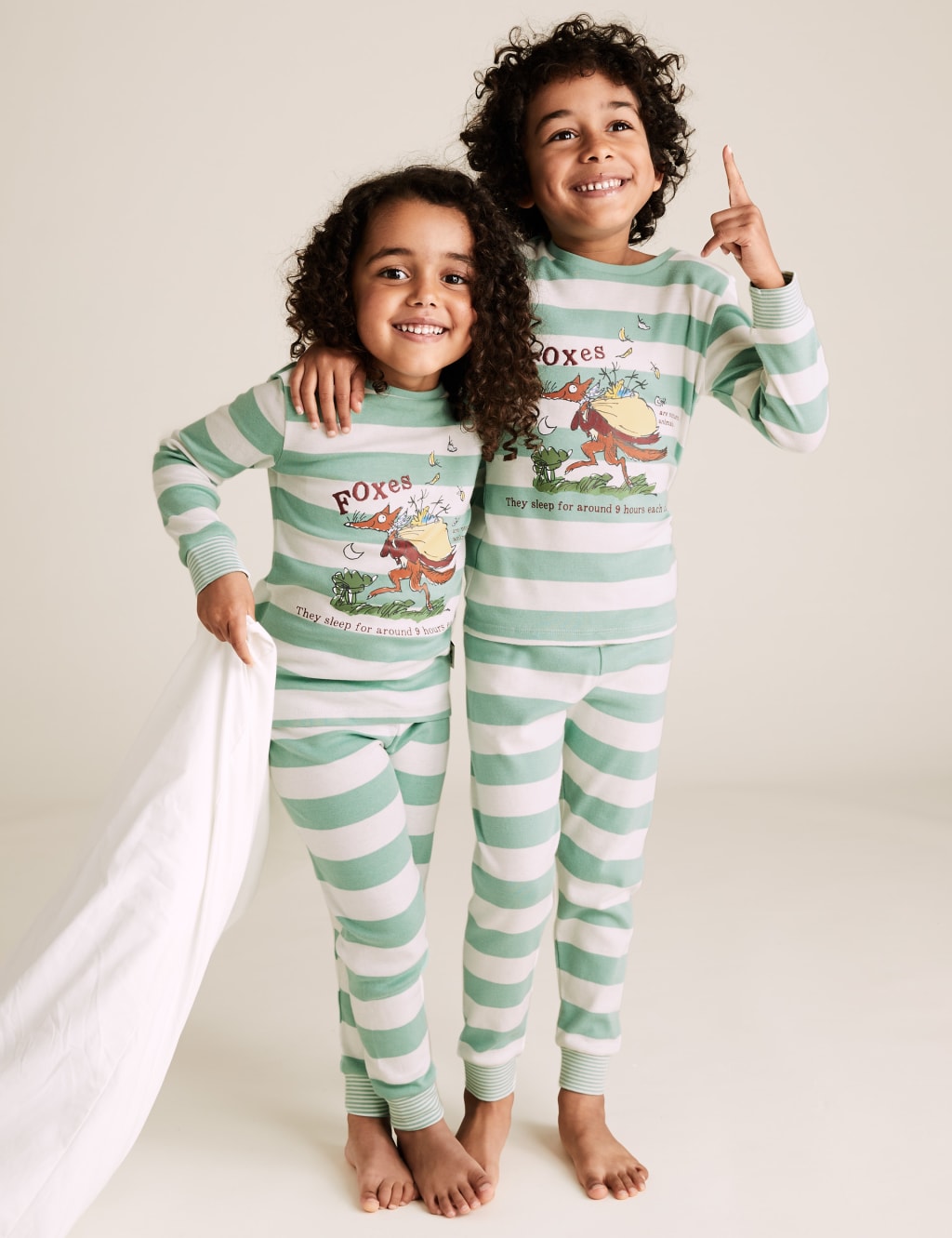Roald Dahl NHM Fantastic Fox Pyjama Set 1 7 Yrs M S