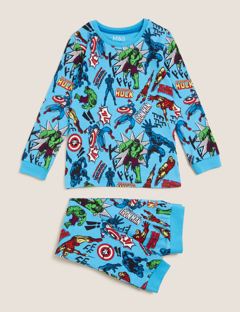 Cotton Marvel™ Pyjamas (3-11 Yrs) 2 of 5