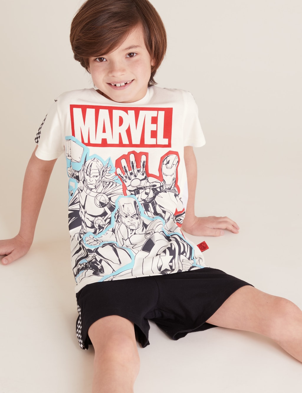 Marvel Short Pyjama Set 3 12 Yrs M S