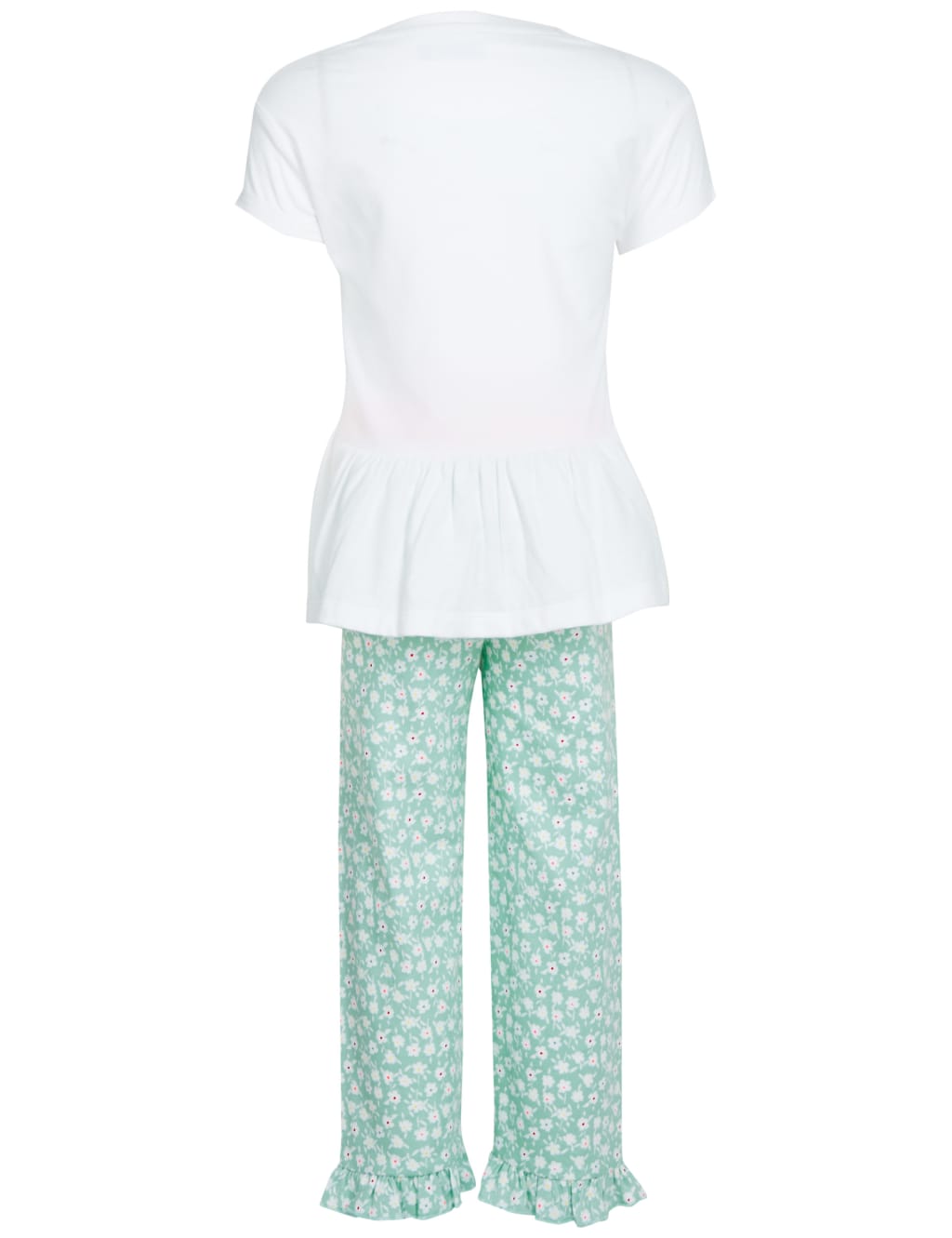 Pure Cotton Frill Hem Pyjamas (1-7 Years) 3 of 3