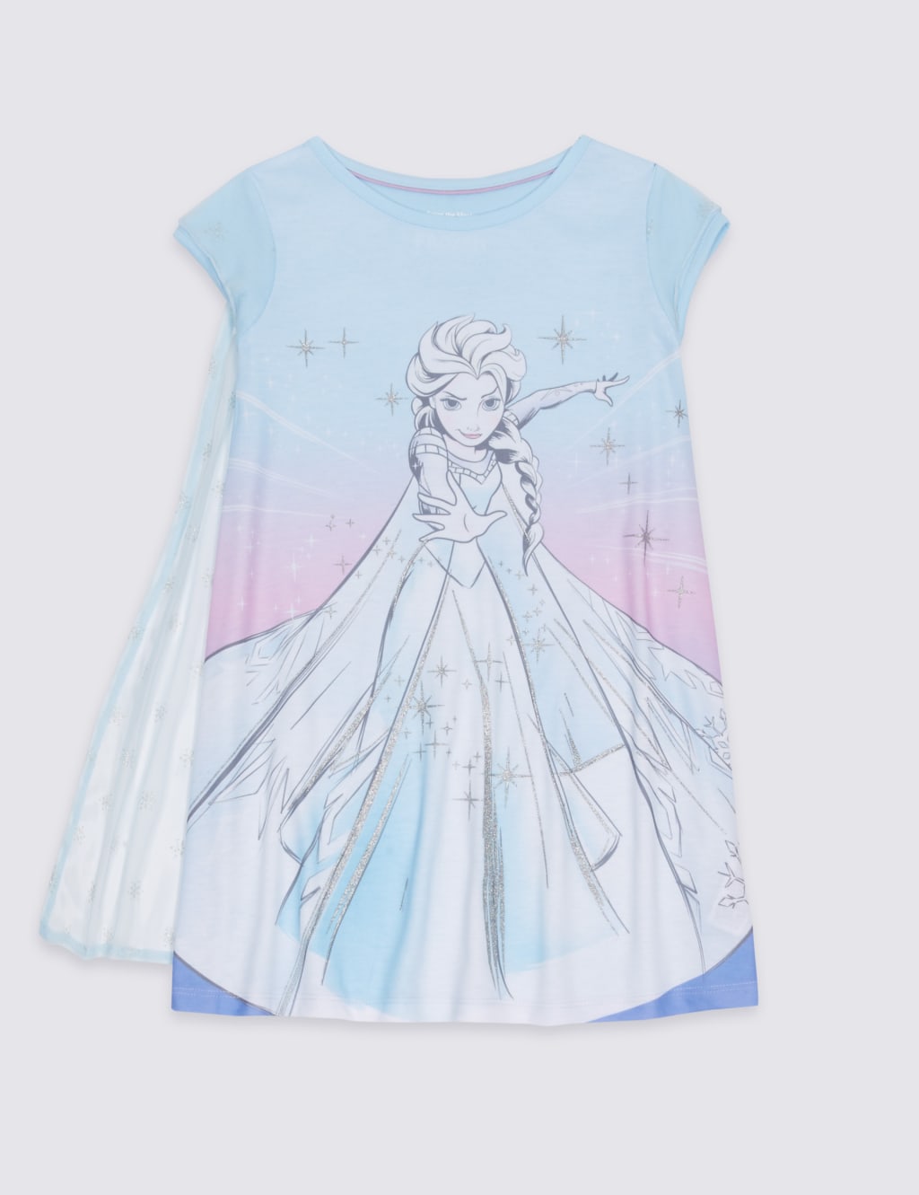 Frozen nightie with cape cheap