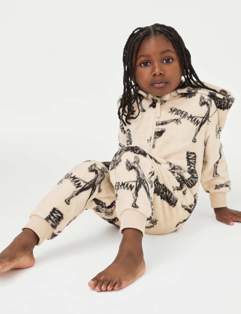 Spider Man Fleece Onesie M S Collection M S