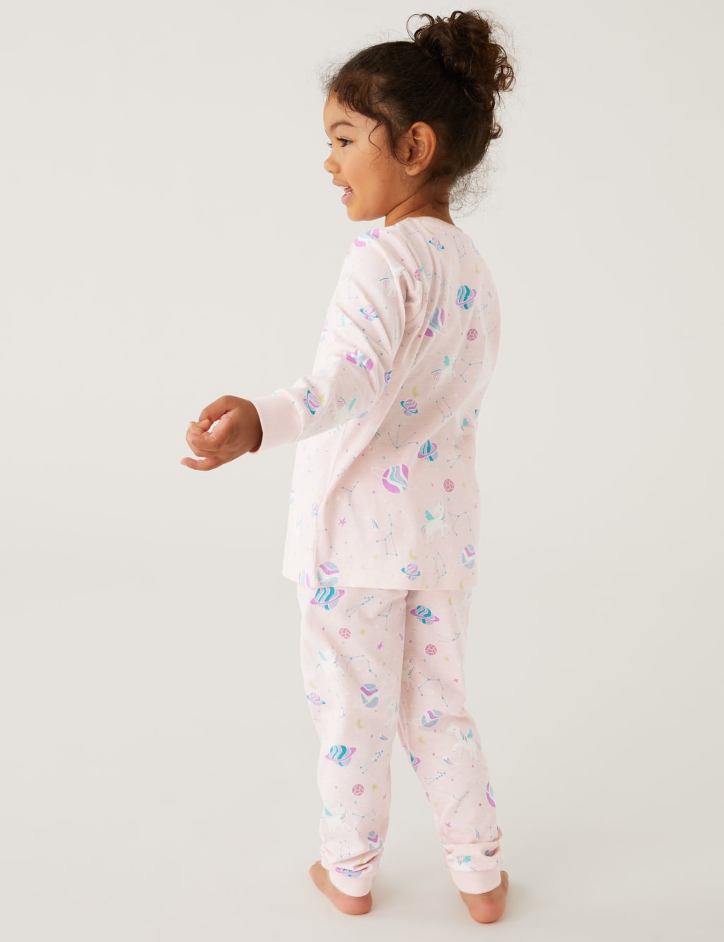 Pure Cotton Glow in the Dark Unicorn Pyjamas (1-8 Yrs) 4 of 6