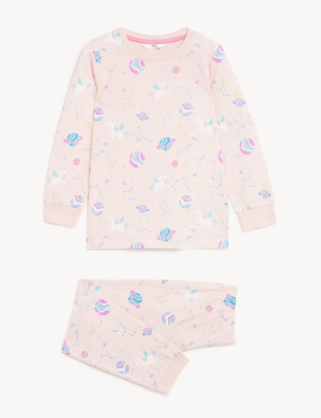 Pure Cotton Glow in the Dark Unicorn Pyjamas (1-8 Yrs) 2 of 6