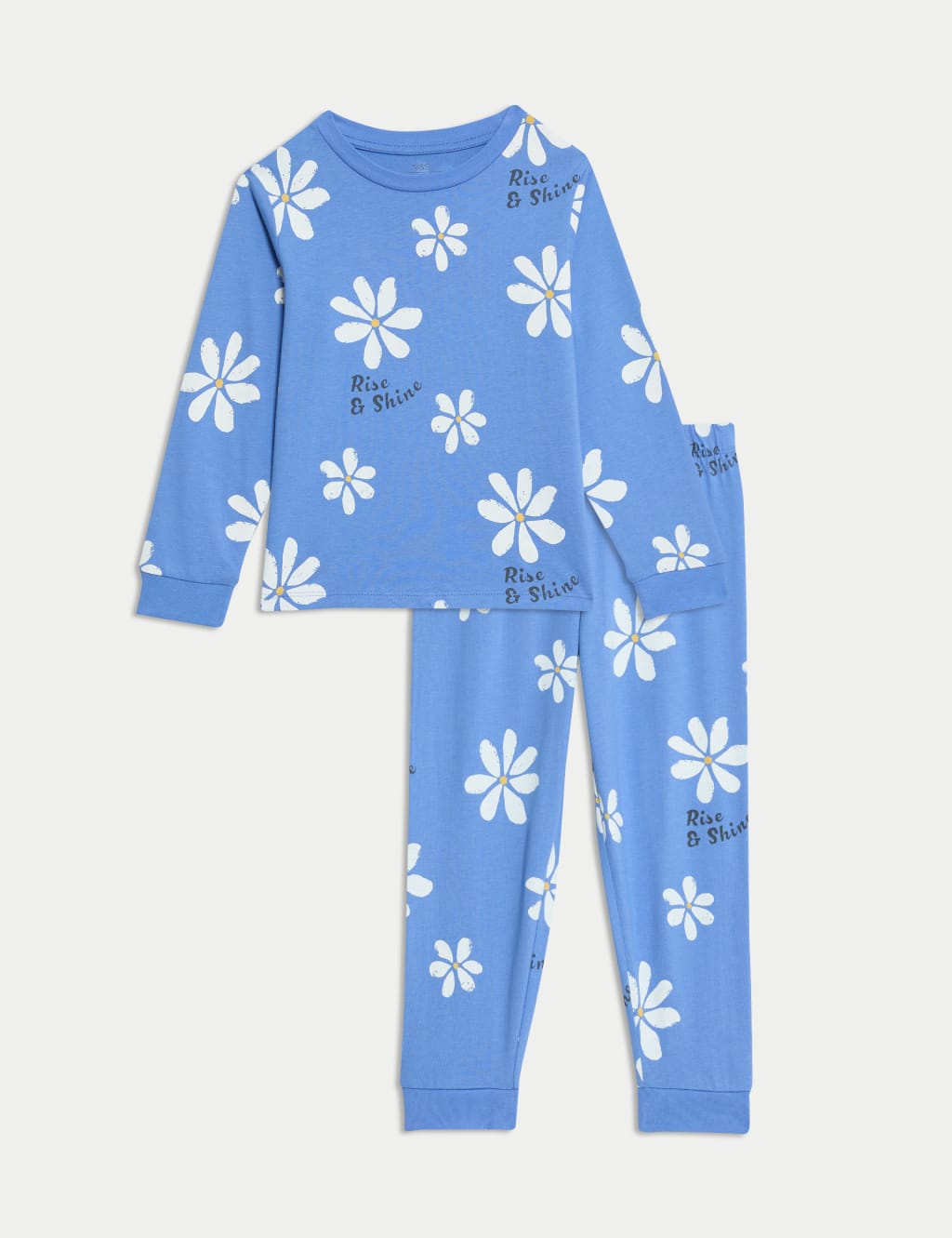 Pure Cotton Floral Pyjamas (1-8 Yrs) 2 of 5